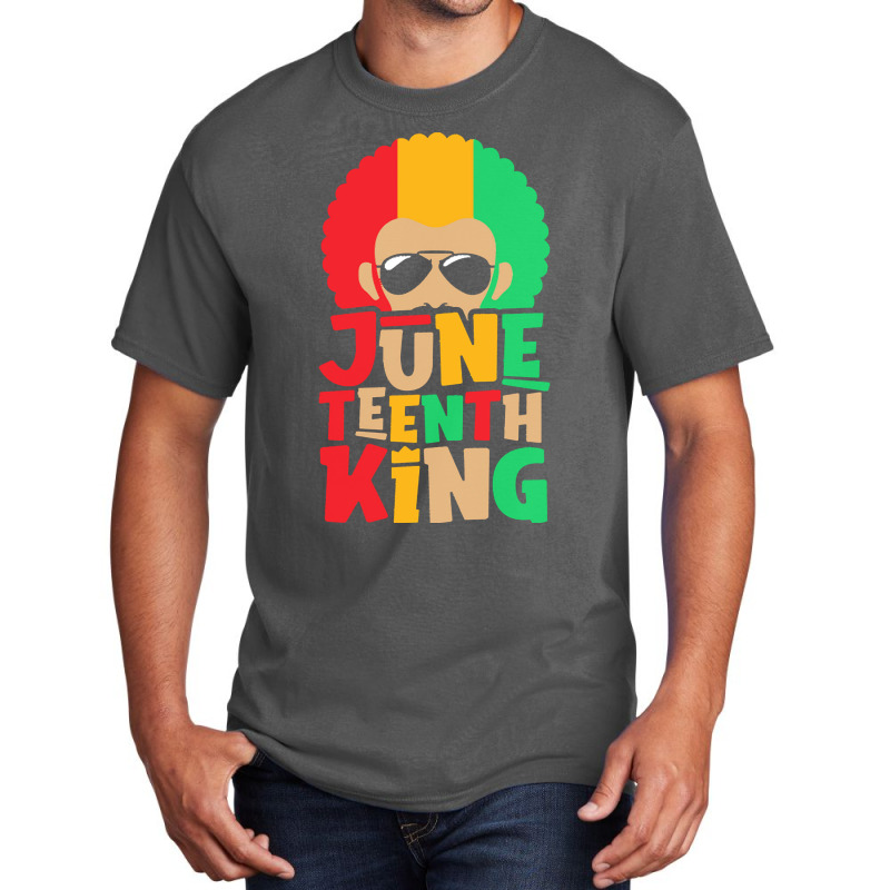 Juneteenth T  Shirt Juneteenth King   19th Of June 1865 Black History Basic T-shirt | Artistshot