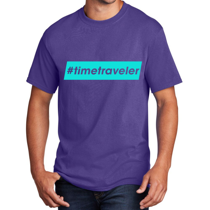 Timetraveler Basic T-shirt by surawisesar | Artistshot