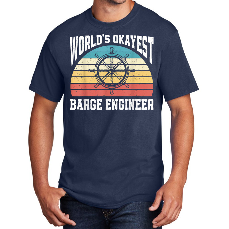 Seaman Sailor Naval Barge Engineer T Shirt Basic T-shirt by Smykowskicalob1991 | Artistshot