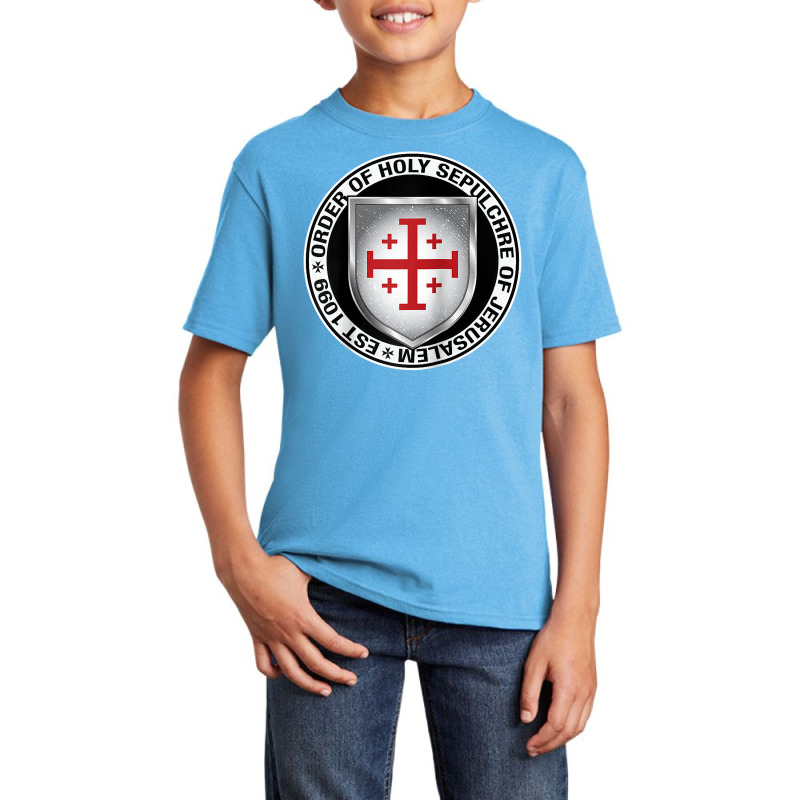 Order Of The Holy Sepulchre Of Jerusalem Shield Raglan Baseball Tee Basic Youth T-shirt | Artistshot