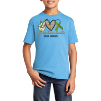 Womens Organ Donation Peace, Love, Donate, Give Someone Life Donate V Basic Youth T-shirt | Artistshot