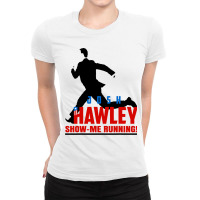 Josh Hawley Run Free Funny Josh Hawley Running 4 Ladies Fitted T-shirt | Artistshot