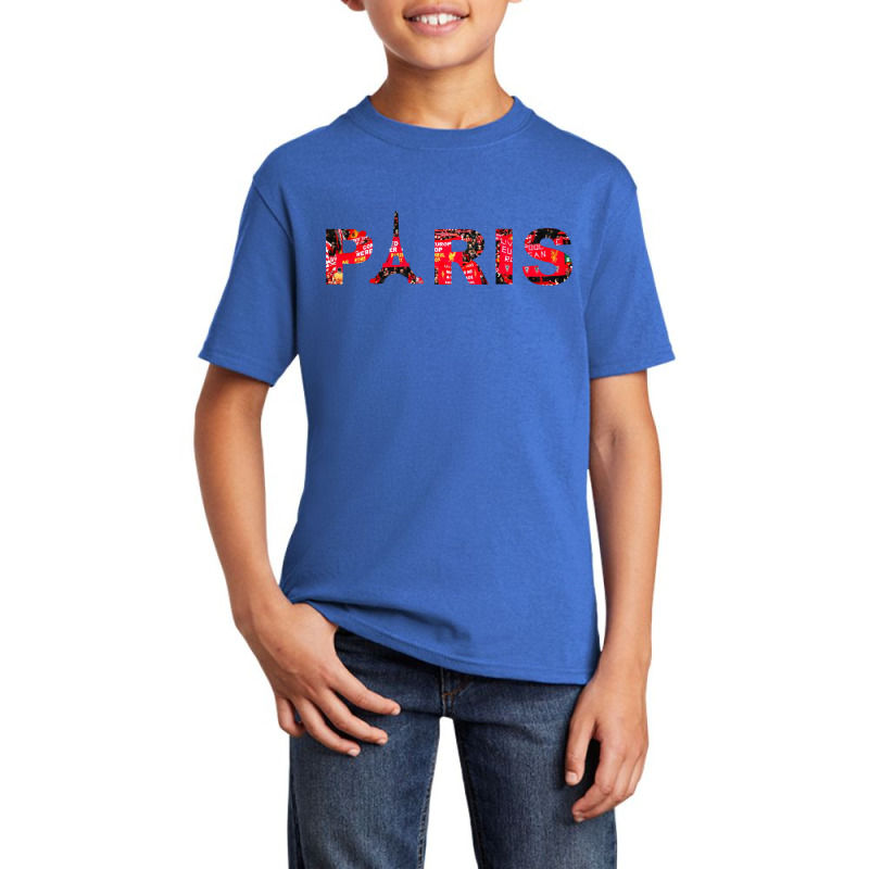 Paris Basic Youth T-shirt by Cool Design | Artistshot