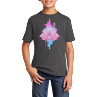 Mandala Lotus T  Shirt Asanas Mandala Lotus Mantra T  Shirt Basic Youth T-shirt | Artistshot