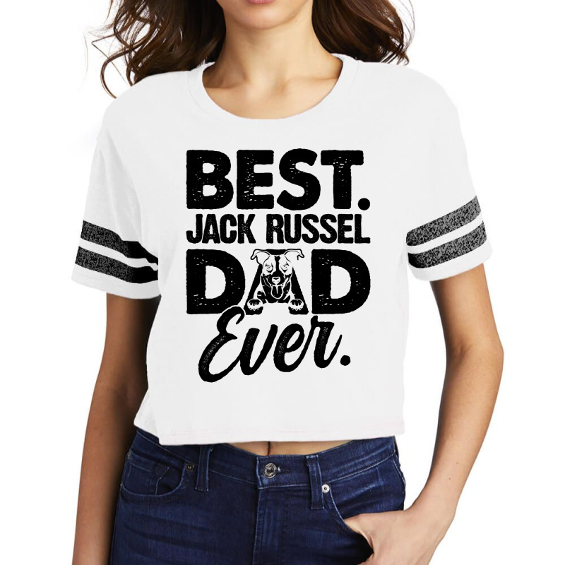 Mens Best Jack Russel Dad Ever Dog Owner Puppies W Scorecard Crop Tee by ClementePare | Artistshot