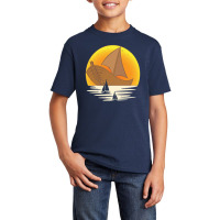 Sailing T  Shirt Skipper Sea Sunset Sail Boat Sailor Sailing T  Shirt Basic Youth T-shirt | Artistshot