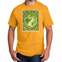 Vintage Falkland Islands Postage Stamp Design Basic T-shirt | Artistshot