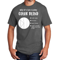 Funny Color Blind Pie Chart T Shirt Basic T-shirt | Artistshot