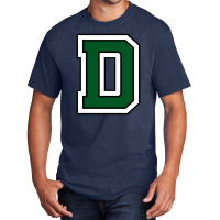 Dartmouth Initials Green D Basic T-shirt | Artistshot