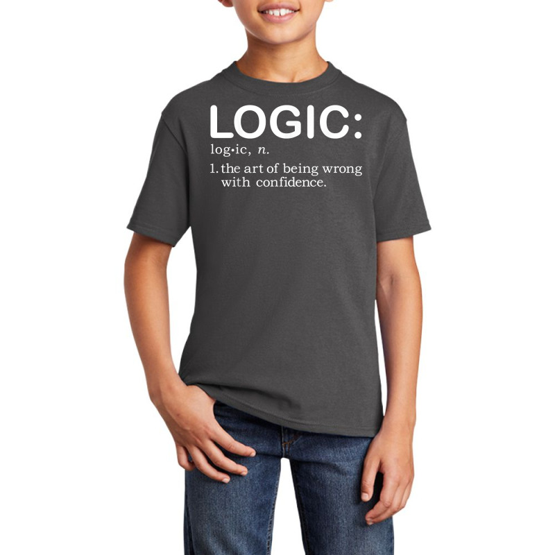 Logic Definition Liberal Conservative Political Gag Gift T Shirt Basic Youth T-shirt | Artistshot