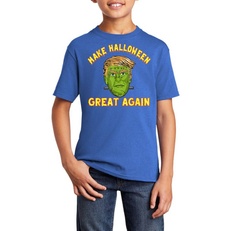 Trump Halloween Party Frankenstein Costume Cute Funny Gift T Shirt Basic Youth T-shirt by MoczoTenleigh | Artistshot