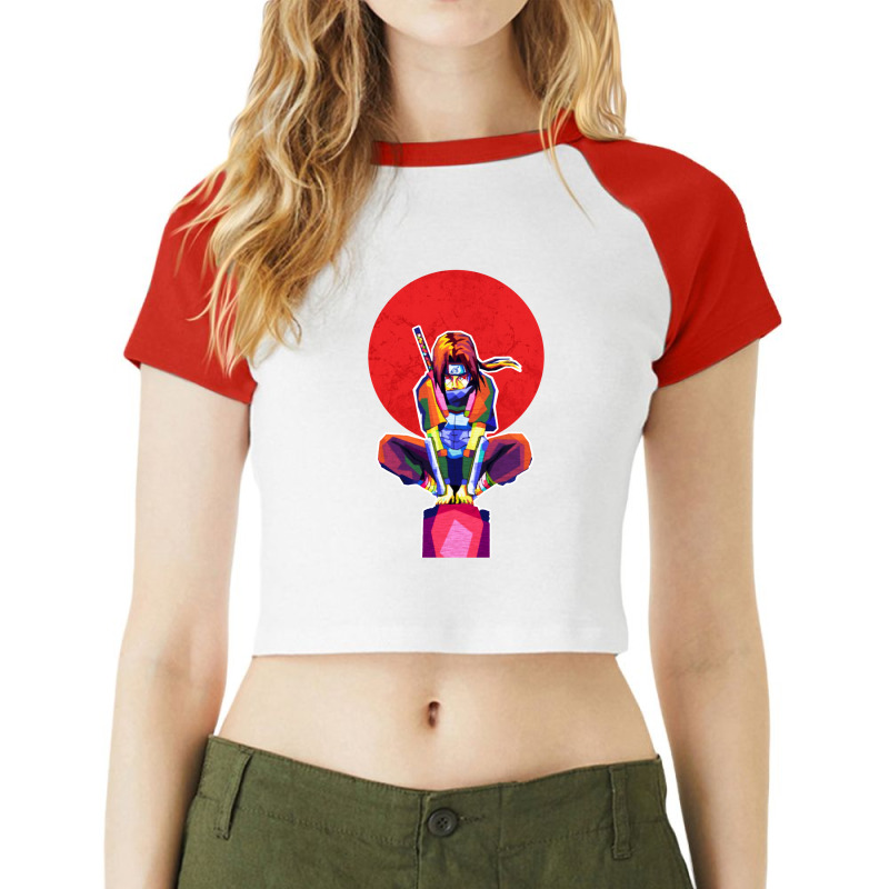 Character Japanese Raglan Crop Top by Admiral Art | Artistshot