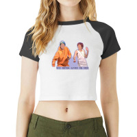 Vintage  Skete  My Favorite People Raglan Crop Top | Artistshot