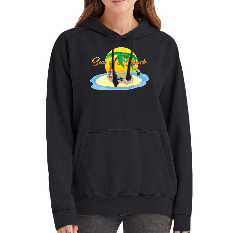 Summer Time Vintage Hoodie | Artistshot