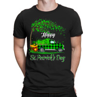 Funny Tractor Buffalo Tree Happy St Patrick Day Ha T-shirt | Artistshot