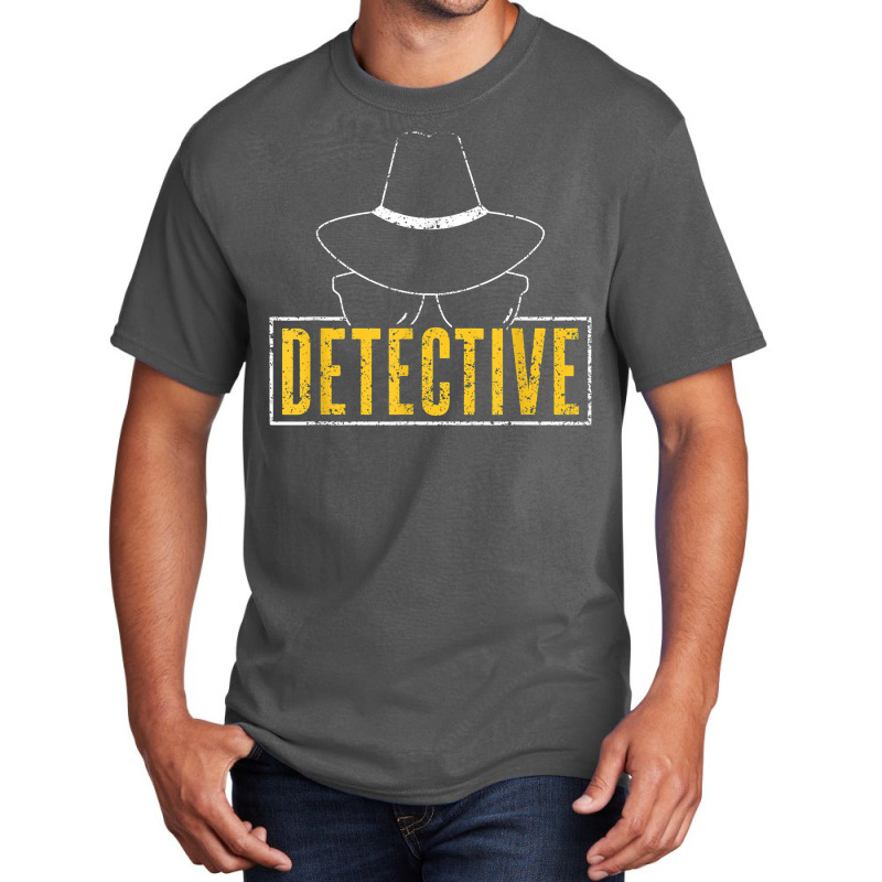 Detective Spy Investigation Investigator Private Detective T Shirt Basic T-shirt by MoczoTenleigh | Artistshot