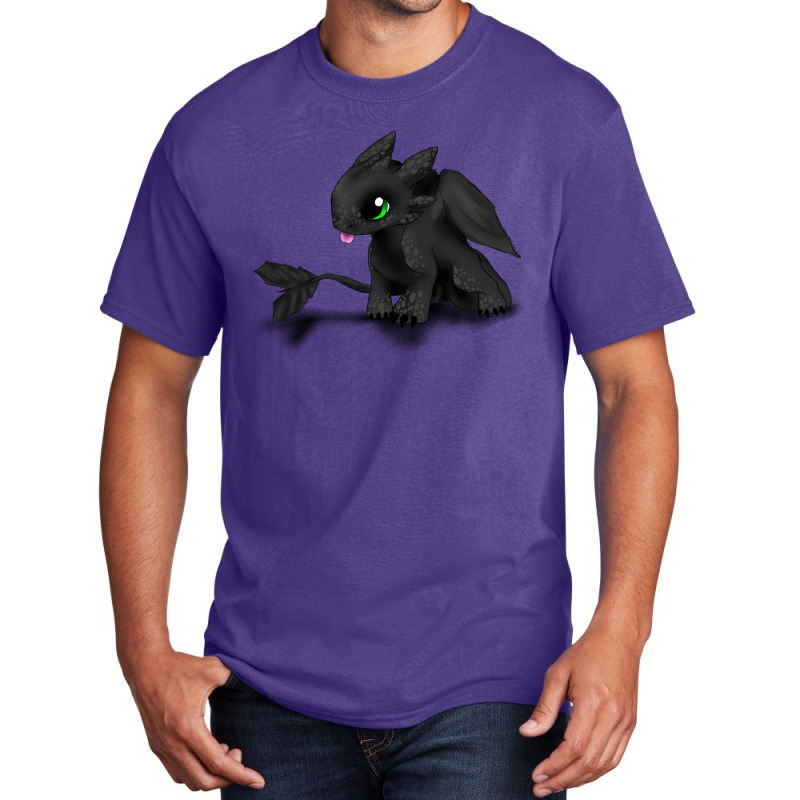 Mini Toothless Black Fury Basic T-shirt | Artistshot