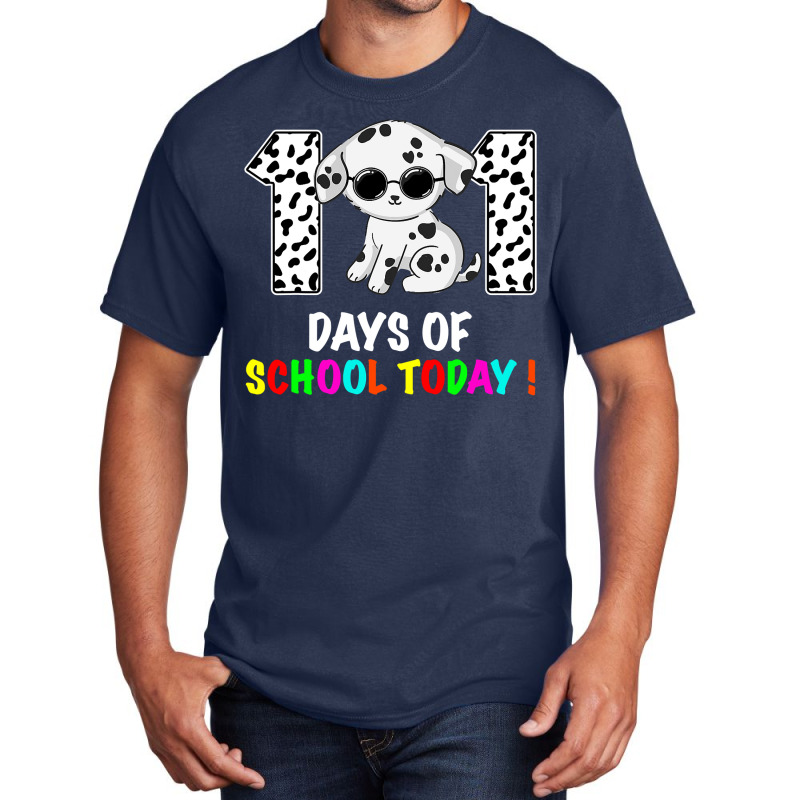 101 Days Of School Cute Dal.matian Leopard For Boys Kids Basic T-shirt | Artistshot