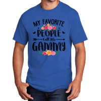 Womens My Favorite People Call Me Gammy Tee Mother S Day Gift Basic T-shirt | Artistshot