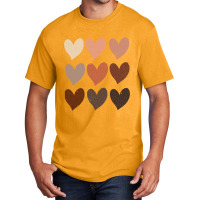 Diversity Hearts, Skin Tone Hearts Basic T-shirt | Artistshot