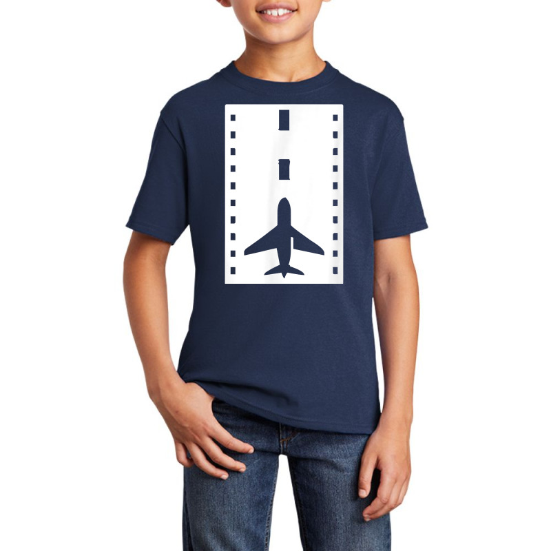 Plane On Runway Private Pilot T Shirt Basic Youth T-shirt by AshleyPenez | Artistshot