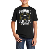 Private Detective Squad Spy Investigator Investigation T Shirt Basic Youth T-shirt | Artistshot