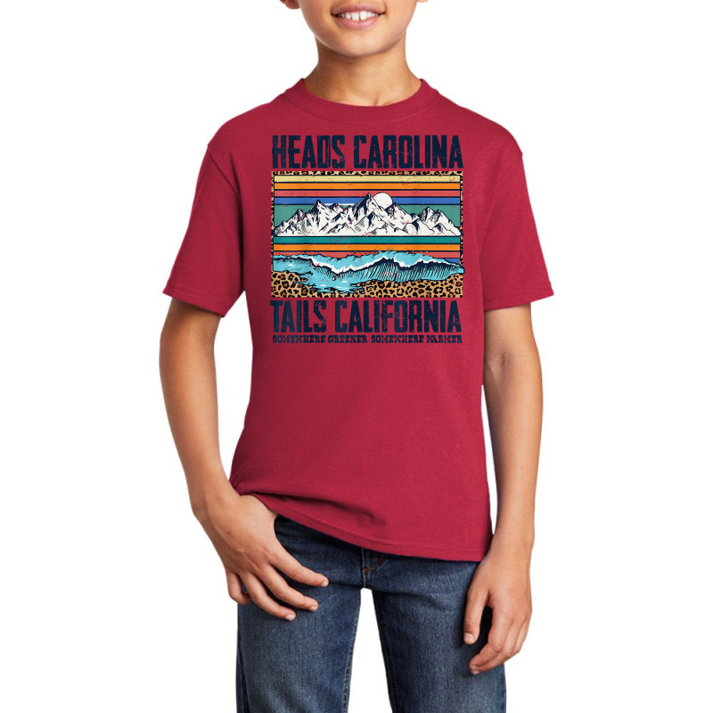 Vintage Heads Carolina Tail California Summer Beach Paradise T Shirt Basic Youth T-shirt by ReagerAero | Artistshot