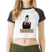 Grimes Fitted Lover Gifts Raglan Crop Top | Artistshot