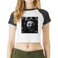 Knucks Leon Funny Gifts Boy Girl Raglan Crop Top | Artistshot