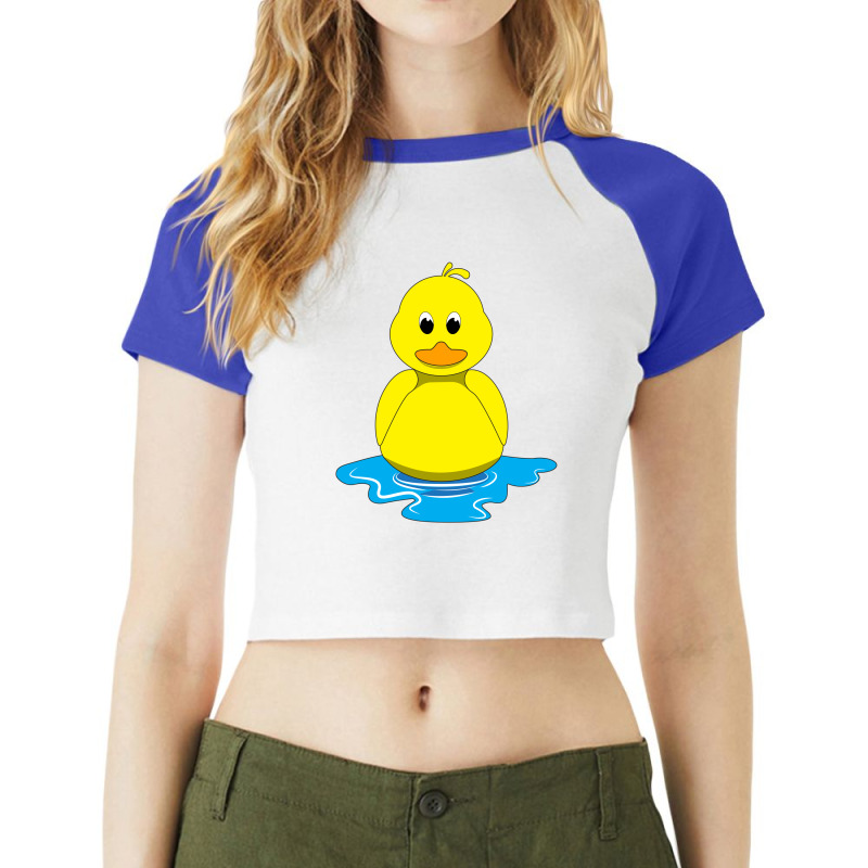 Duckling Raglan Crop Top by Wirastore | Artistshot