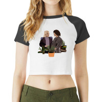 Cartoon Gifts Victoria Pedretti Funny Gifts Boy Girl Raglan Crop Top | Artistshot