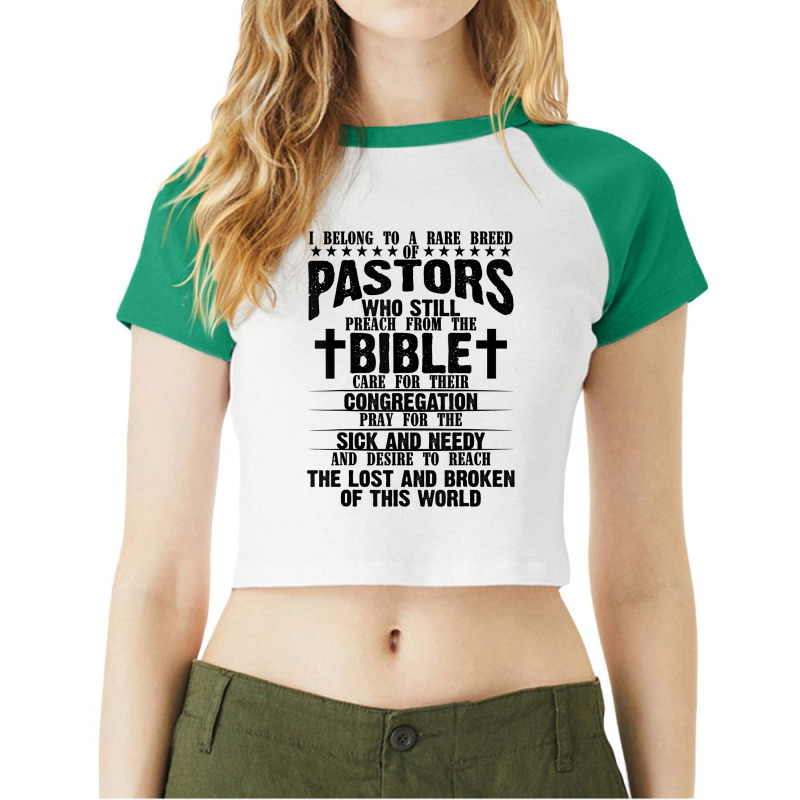 Funny Pastor Appreciation Gift Christian Preacher Men Women T Shirt Raglan Crop Top by evansjalayia | Artistshot