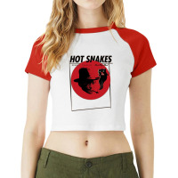 Hot Snakes Raglan Crop Top | Artistshot