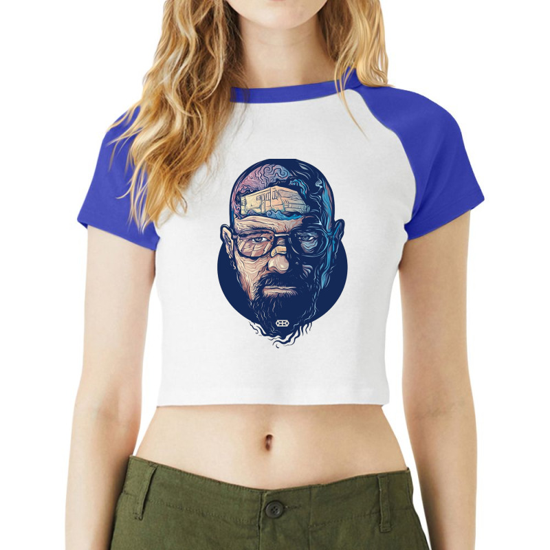 Vintage Photographic  Western Mens My Favorite Raglan Crop Top by Artist-Heather | Artistshot