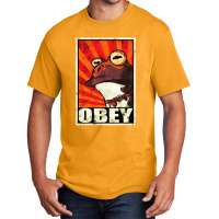 Obey The Hypnotoad Basic T-shirt | Artistshot