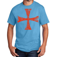 Knights Templar Cross Order Of Solomon's Temple Crusader Basic T-shirt | Artistshot