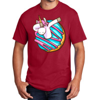 Dabbing Donut  Unicorn Basic T-shirt | Artistshot