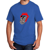 Lips Cheetah Basic T-shirt | Artistshot