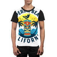 Imperial Beach California Surfing Summer Vacation Graphic T-shirt | Artistshot