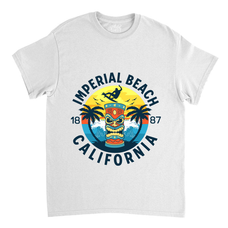 Imperial Beach California Surfing Summer Vacation Classic T-shirt by KamariSalisbur | Artistshot