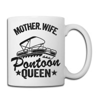 Lake Life Women Mom Mother Wife Pontoon Queen2 68 Coffee Mug | Artistshot