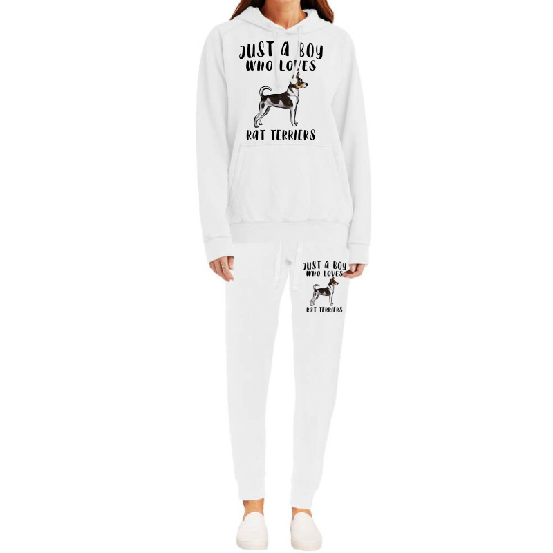 Im Just A Boy Who Loves Rat Terriers Dog Lover Hoodie & Jogger set by ZariahVang | Artistshot