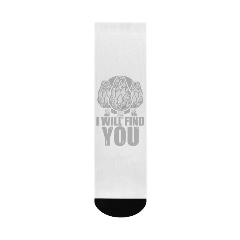 I Will Find You Mushroom Hunting Hunters Crew Socks | Artistshot