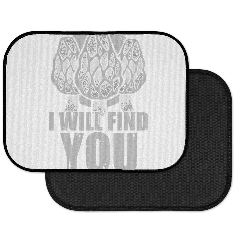 I Will Find You Mushroom Hunting Hunters Rear Car Mat | Artistshot