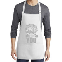 I Will Find You Mushroom Hunting Hunters Medium-length Apron | Artistshot