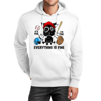 Its Fine Im Fine Everything Is Fine Baseball Seaso Unisex Hoodie | Artistshot