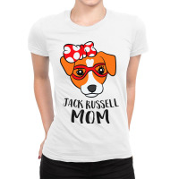 Jack Russel Terrier Mom Dog Jack Russell Mom Gift Ladies Fitted T-shirt | Artistshot