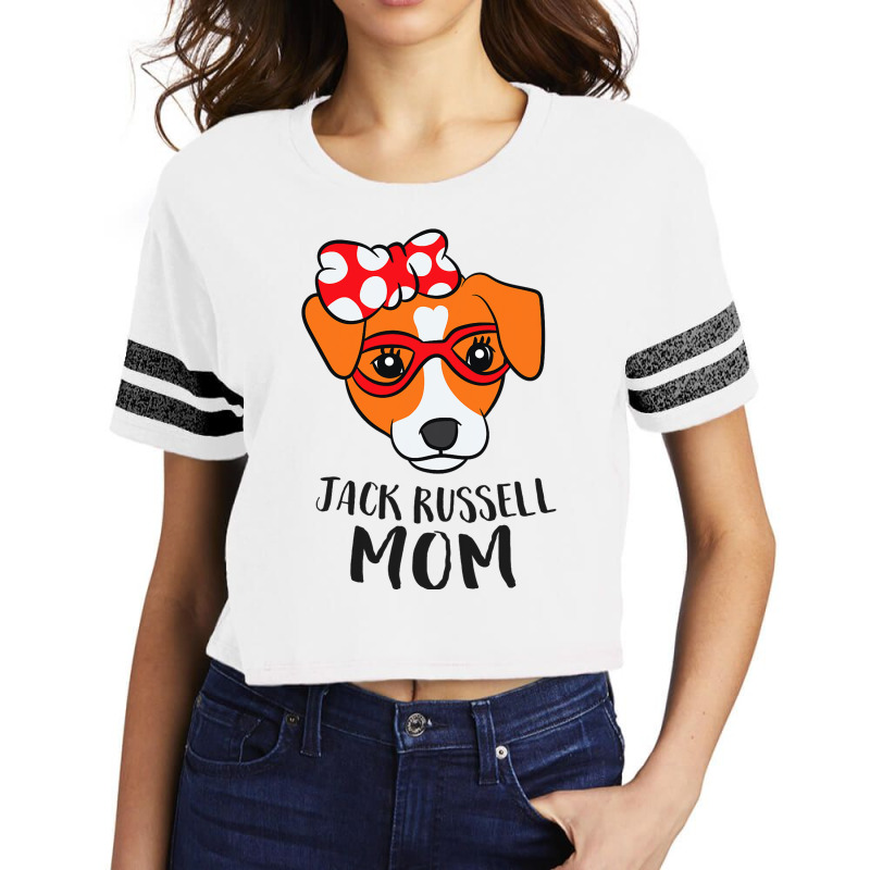 Jack Russel Terrier Mom Dog Jack Russell Mom Gift Scorecard Crop Tee by NeirlLowry | Artistshot