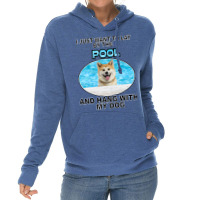 Lay By Pool Hang W Akita Lightweight Hoodie | Artistshot