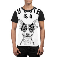 Kids My Sister Is A Rat Terrier Funny Dog Puppy Graphic T-shirt | Artistshot